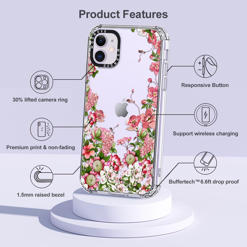 Blooms Phone Case - iPhone 11 Case - MOSNOVO
