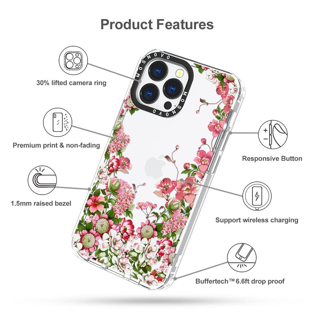 Blooms Phone Case - iPhone 13 Pro Case - MOSNOVO