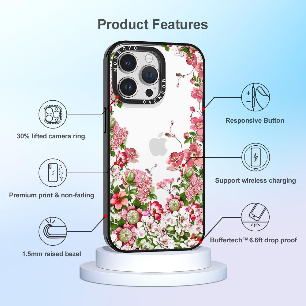 Blooms Phone Case - iPhone 14 Pro Max Case - MOSNOVO