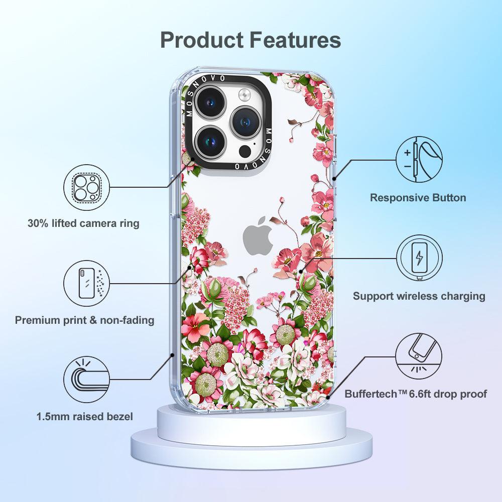 Blooms Phone Case - iPhone 14 Pro Max Case - MOSNOVO
