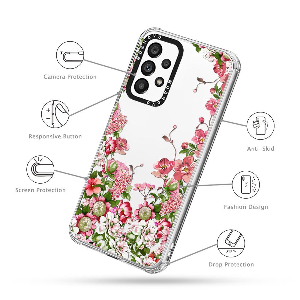 Blooms Phone Case - Samsung Galaxy A53 Case - MOSNOVO