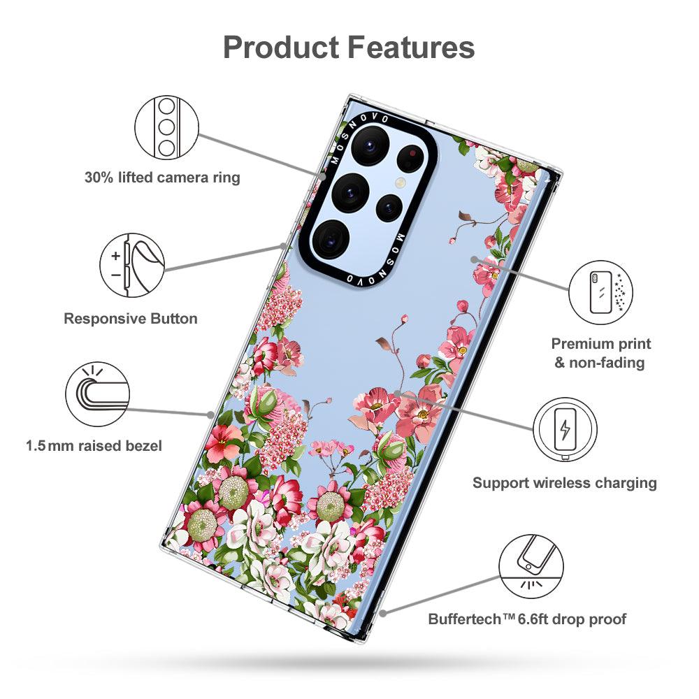Blooms Phone Case - Samsung Galaxy S22 Ultra Case - MOSNOVO