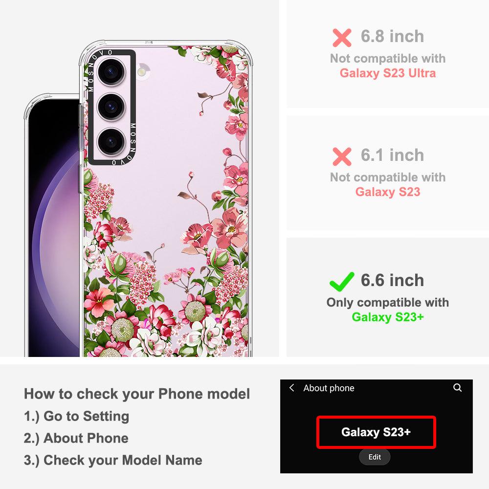 Blooms Phone Case - Samsung Galaxy S23 Plus Case - MOSNOVO