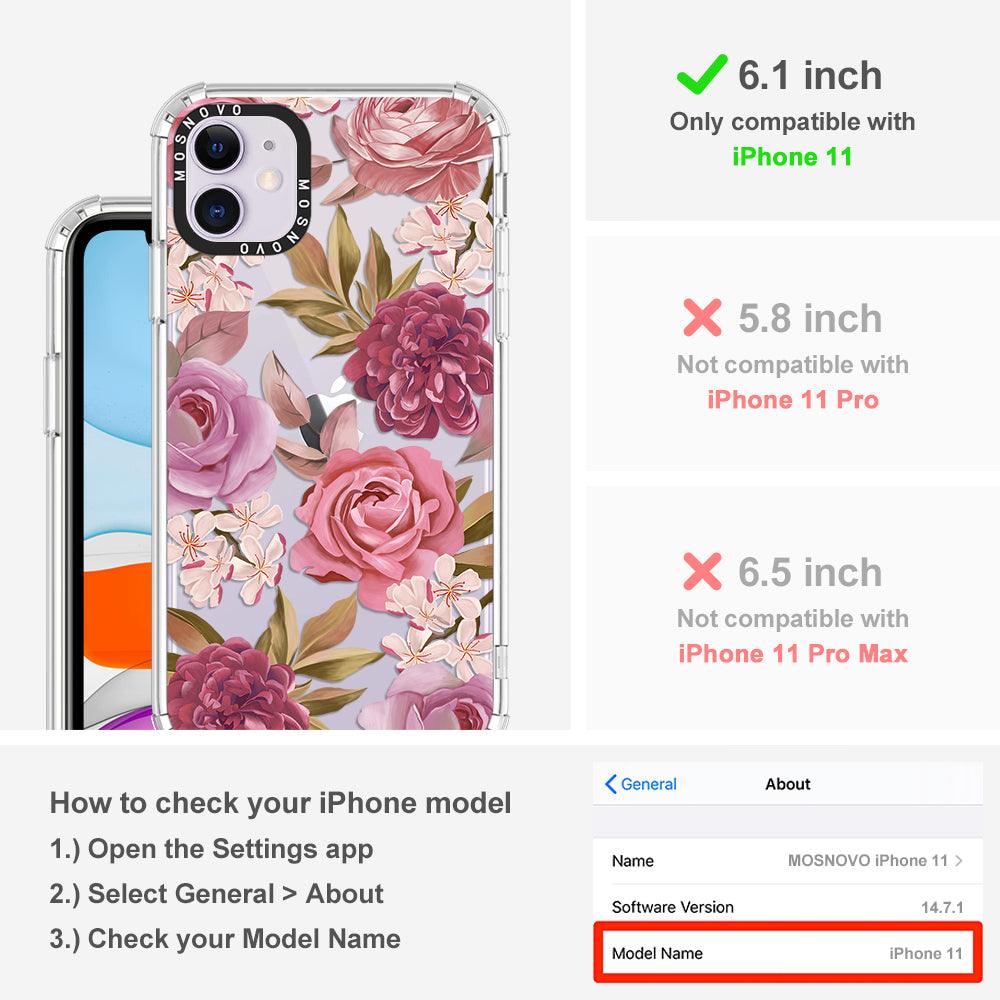 Blossom Flowe Floral Phone Case - iPhone 11 Case - MOSNOVO