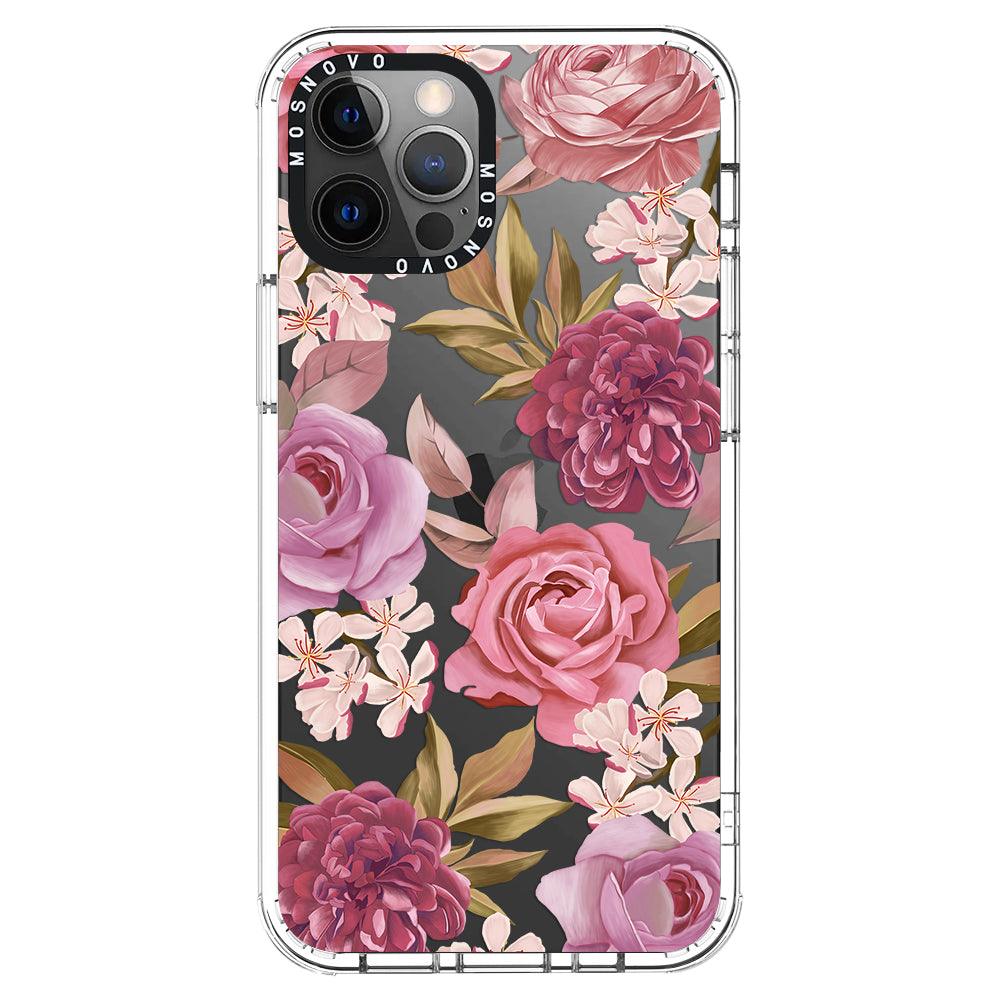 Blossom Flowe Floral Phone Case - iPhone 12 Pro Case - MOSNOVO
