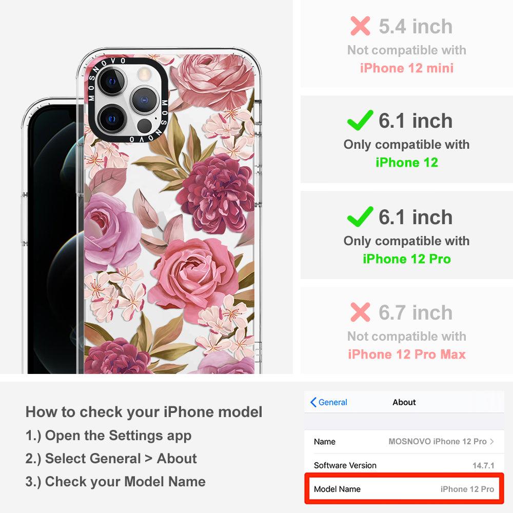 Blossom Flowe Floral Phone Case - iPhone 12 Pro Case - MOSNOVO