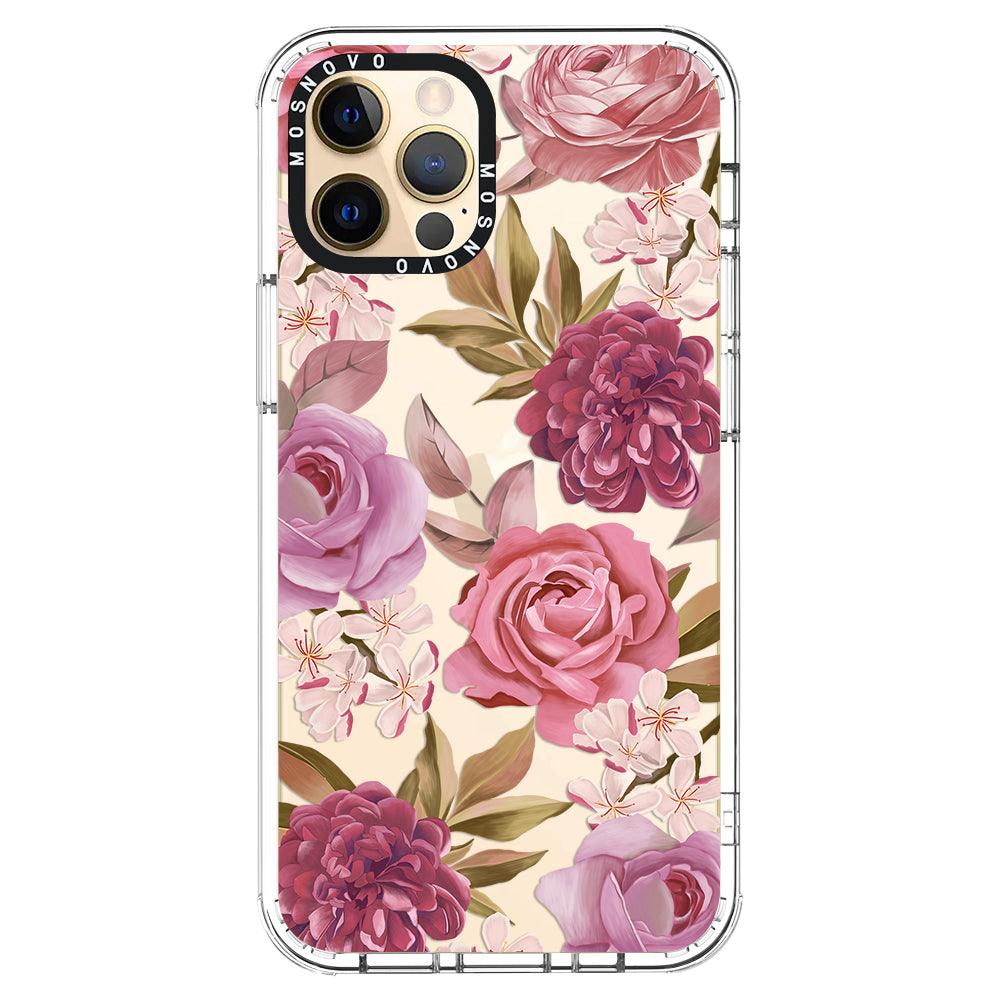 Blossom Flowe Floral Phone Case - iPhone 12 Pro Max Case - MOSNOVO