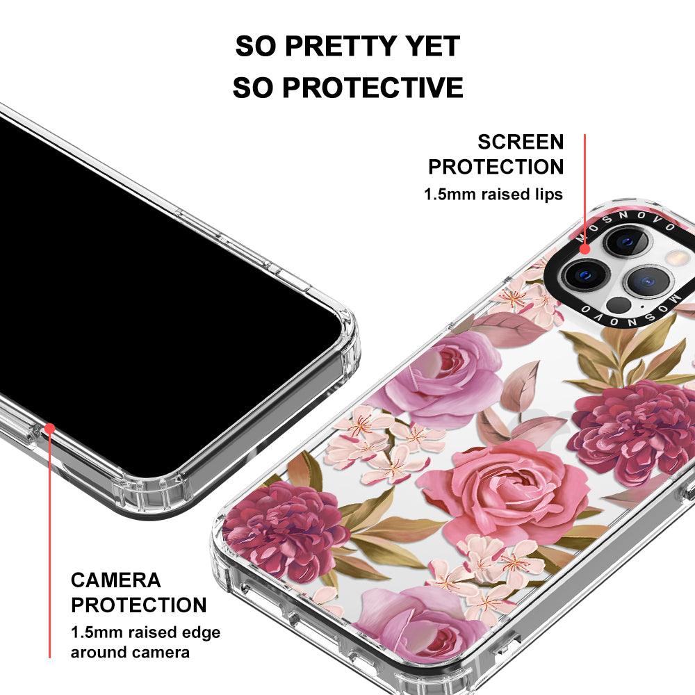 Blossom Flowe Floral Phone Case - iPhone 12 Pro Max Case - MOSNOVO