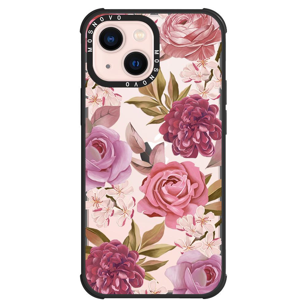Blossom Flowe Floral Phone Case - iPhone 13 Case - MOSNOVO
