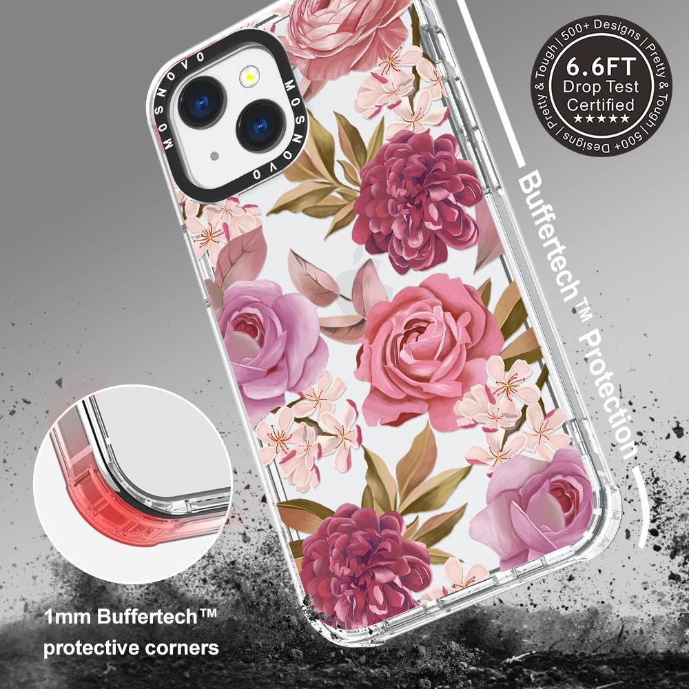 Blossom Flowe Floral Phone Case - iPhone 13 Case - MOSNOVO