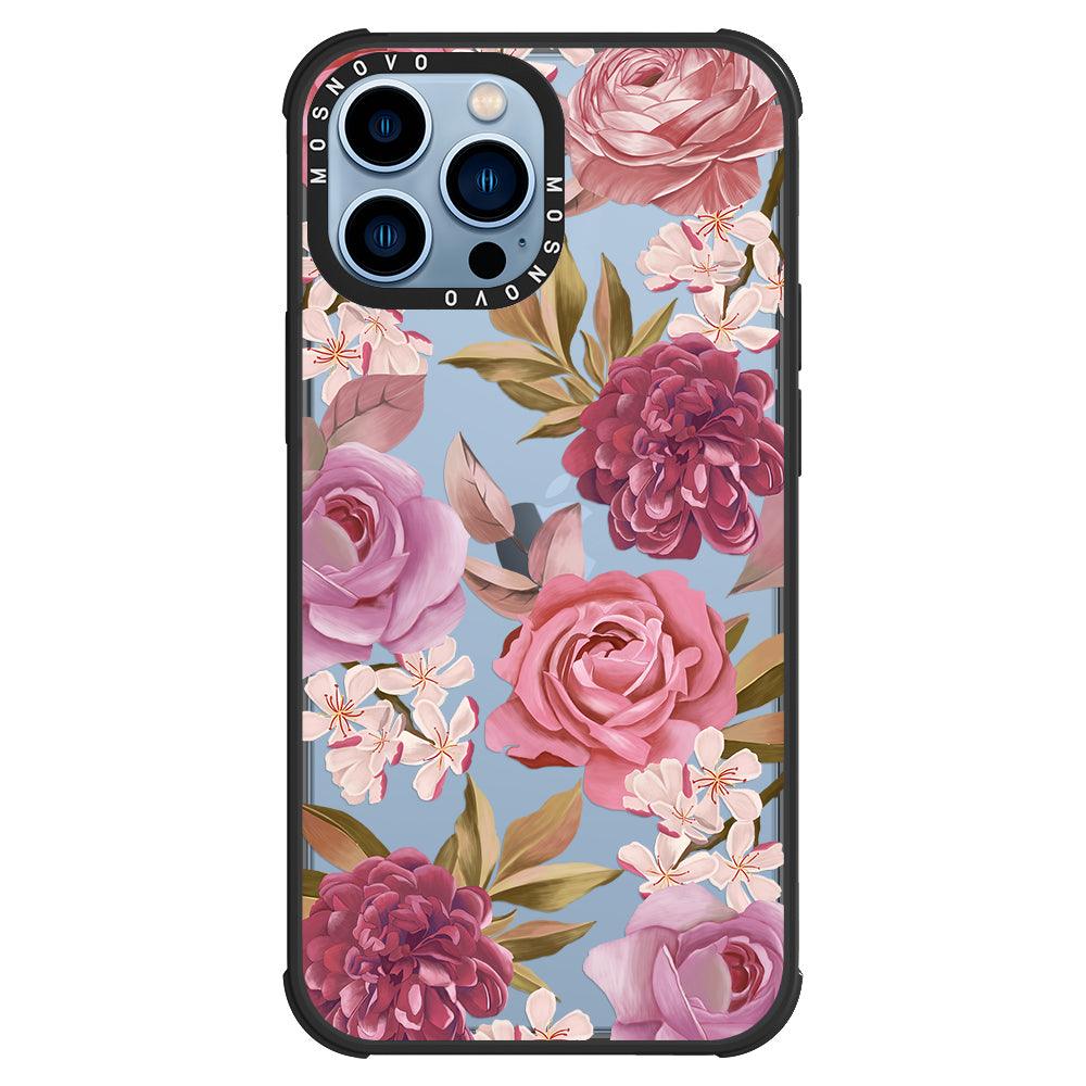 Blossom Flowe Floral Phone Case - iPhone 13 Pro Max Case - MOSNOVO