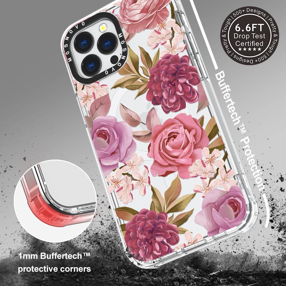 Blossom Flowe Floral Phone Case - iPhone 13 Pro Max Case - MOSNOVO