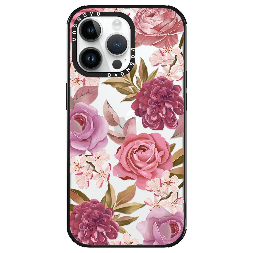 Blossom Flowe Floral Phone Case - iPhone 14 Pro Max Case - MOSNOVO