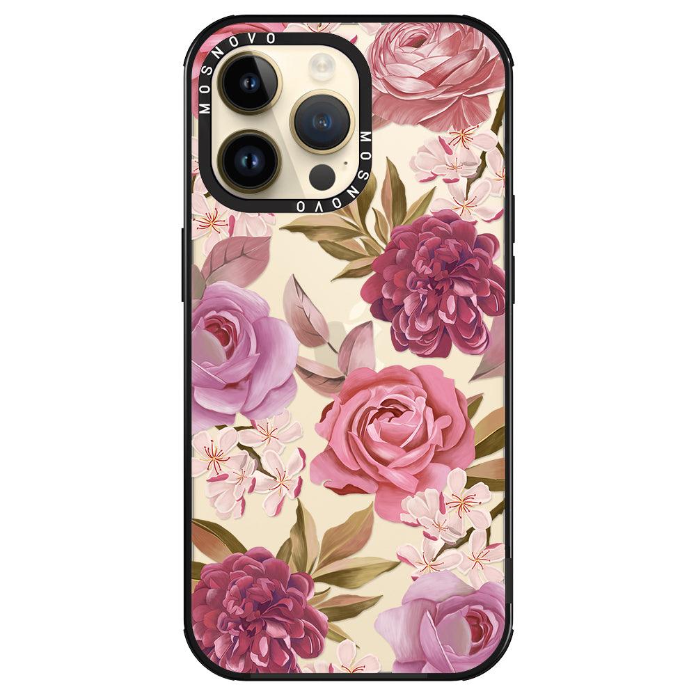 Blossom Flowe Floral Phone Case - iPhone 14 Pro Max Case - MOSNOVO