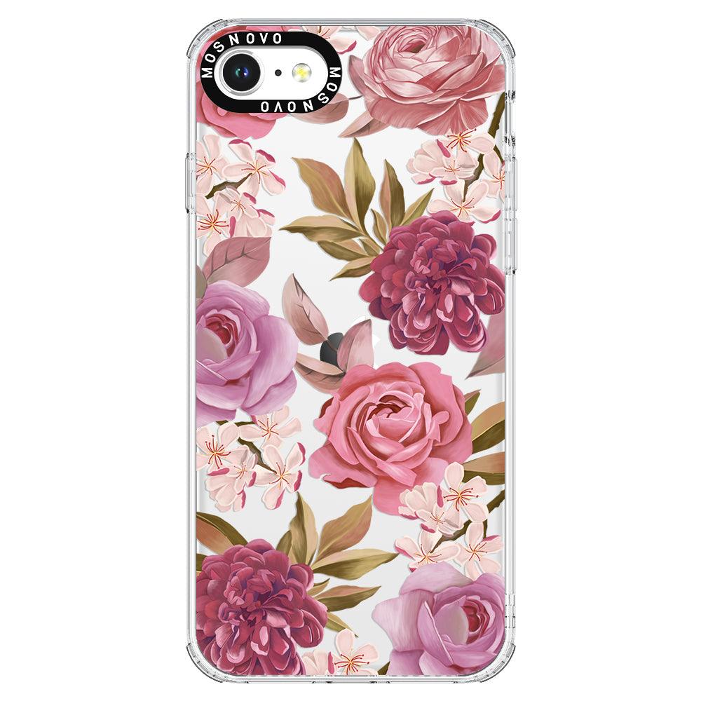 Blossom Flowe Floral Phone Case - iPhone SE 2020 Case - MOSNOVO
