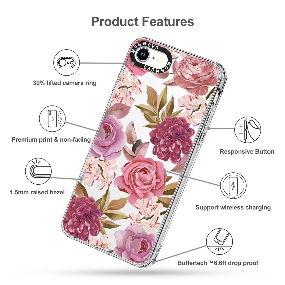 Blossom Flowe Floral Phone Case - iPhone SE 2020 Case - MOSNOVO