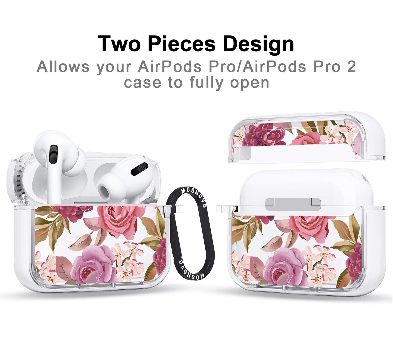 Blossom Flower Floral AirPods Pro 2 Case (2nd Generation) - MOSNOVO