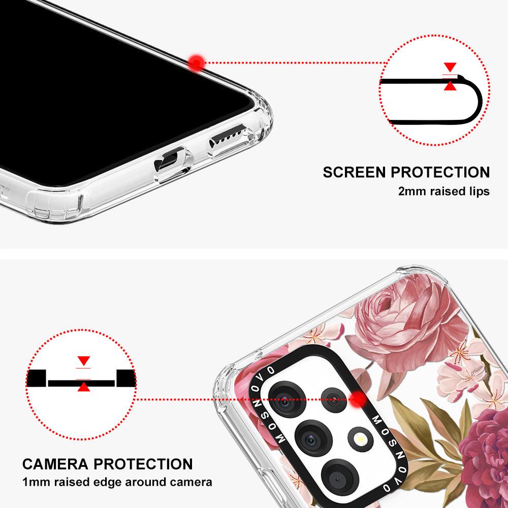 Blossom Flower Floral Phone Case - Samsung Galaxy A53 Case - MOSNOVO