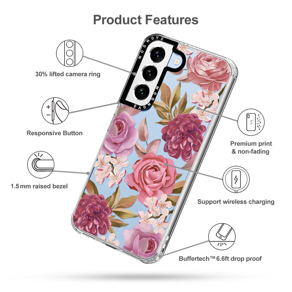 Blossom Flower Floral Phone Case - Samsung Galaxy S22 Plus Case - MOSNOVO
