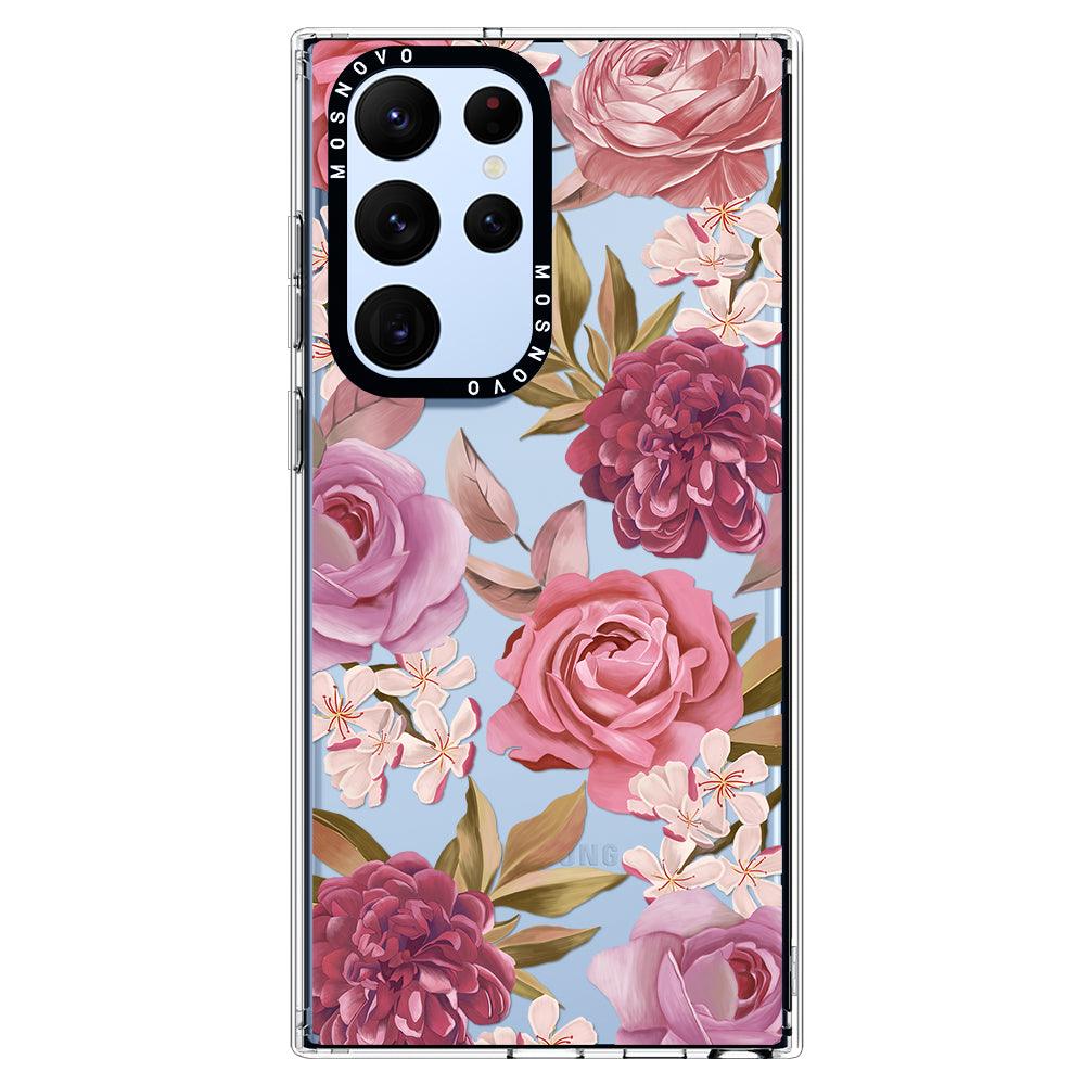 Blossom Flower Floral Phone Case - Samsung Galaxy S22 Ultra Case - MOSNOVO