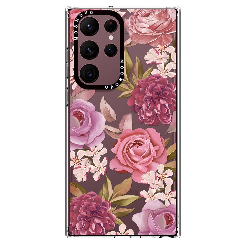 Blossom Flower Floral Phone Case - Samsung Galaxy S22 Ultra Case - MOSNOVO