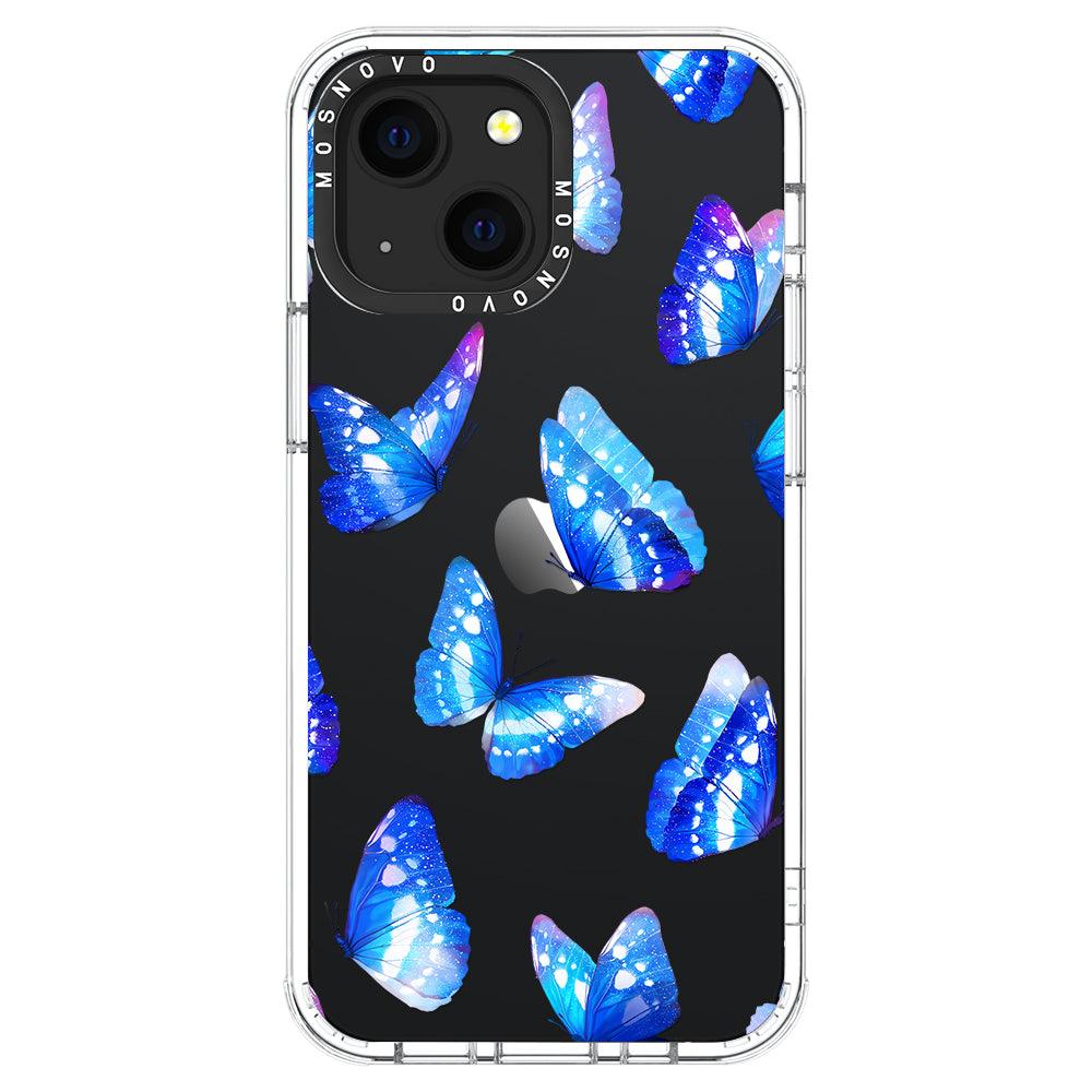 Stunning Blue Butterflies Phone Case - iPhone 13 Case - MOSNOVO