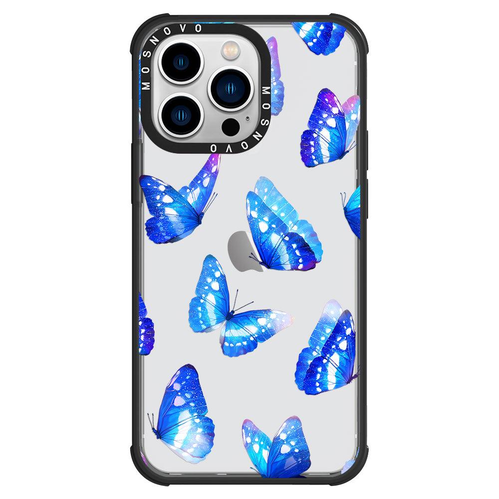 Stunning Blue Butterflies Phone Case - iPhone 13 Pro Case - MOSNOVO