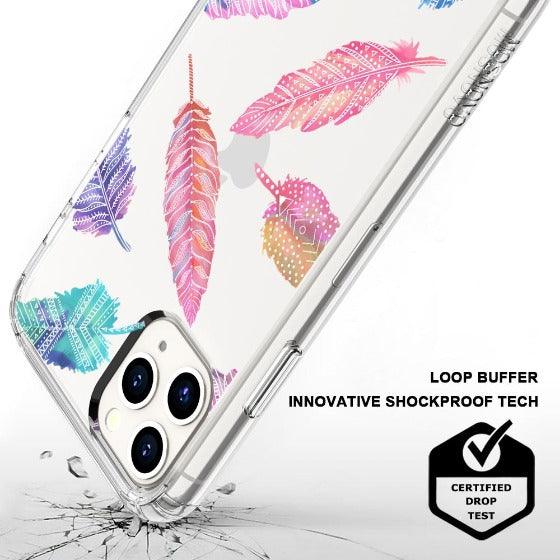 Tribal Feathers Phone Case - iPhone 11 Pro Case - MOSNOVO