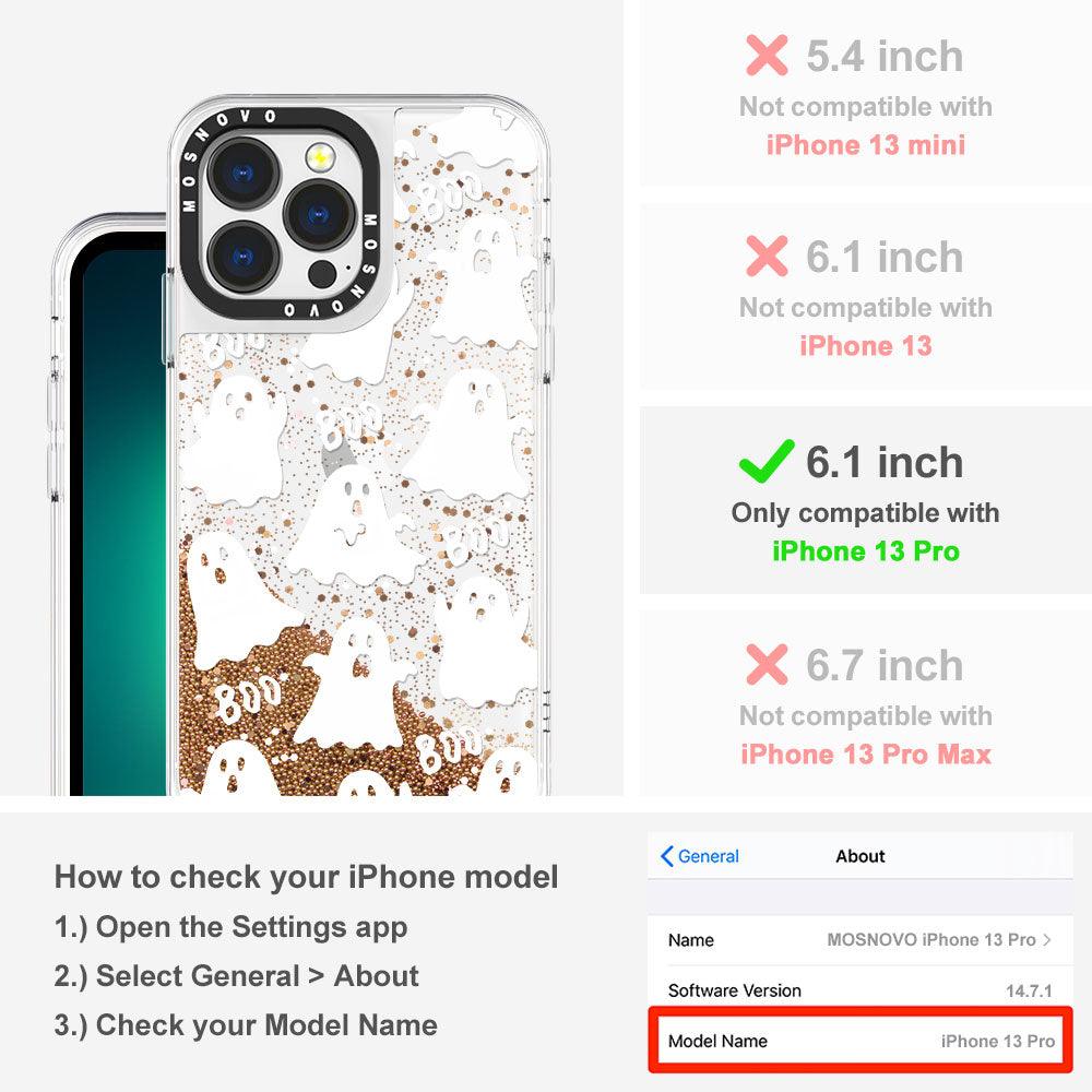 Boo Boo Glitter Phone Case - iPhone 13 Pro Case - MOSNOVO