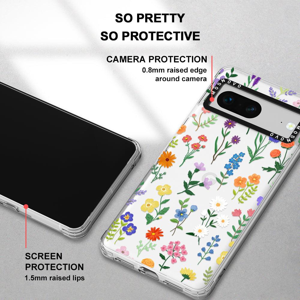 Botanical Floral Phone Case - Google Pixel 7 Case - MOSNOVO