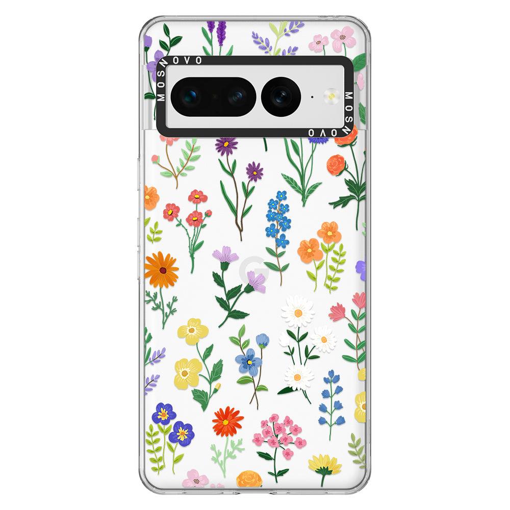 Botanical Floral Phone Case - Google Pixel 7 Pro Case - MOSNOVO