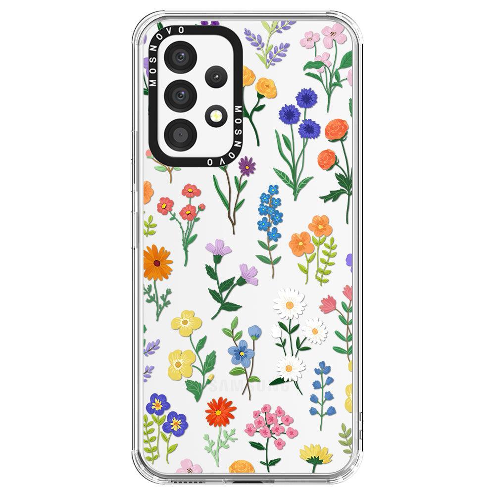 Botanical Floral Phone Case - Samsung Galaxy A53 Case - MOSNOVO