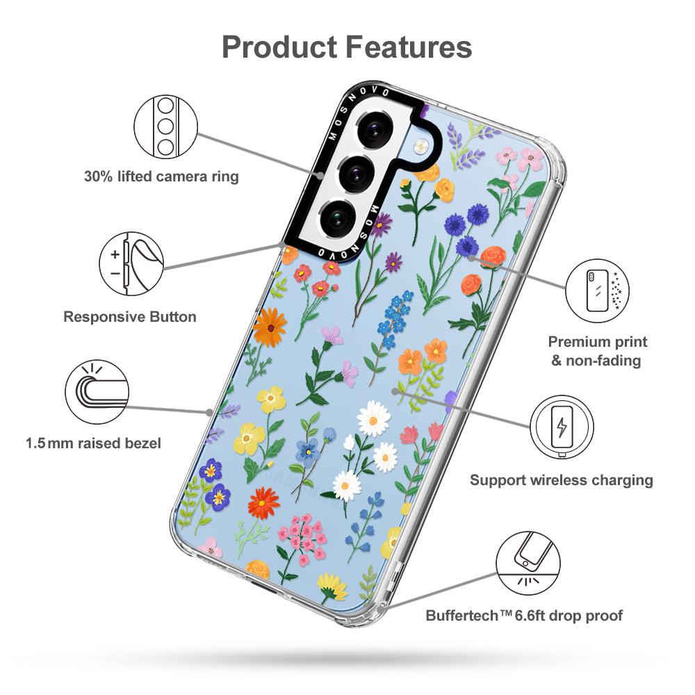 Botanical Floral Phone Case - Samsung Galaxy S22 Case - MOSNOVO