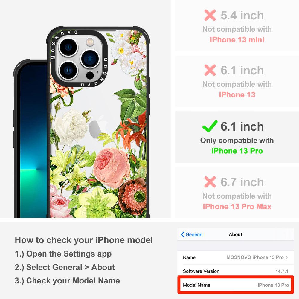 Botanical Garden Phone Case - iPhone 13 Pro Case - MOSNOVO