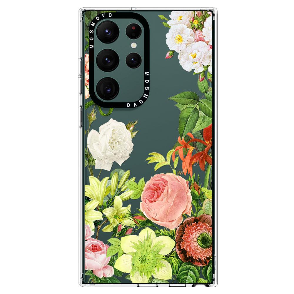 Botanical Garden Phone Case - Samsung Galaxy S22 Ultra Case - MOSNOVO
