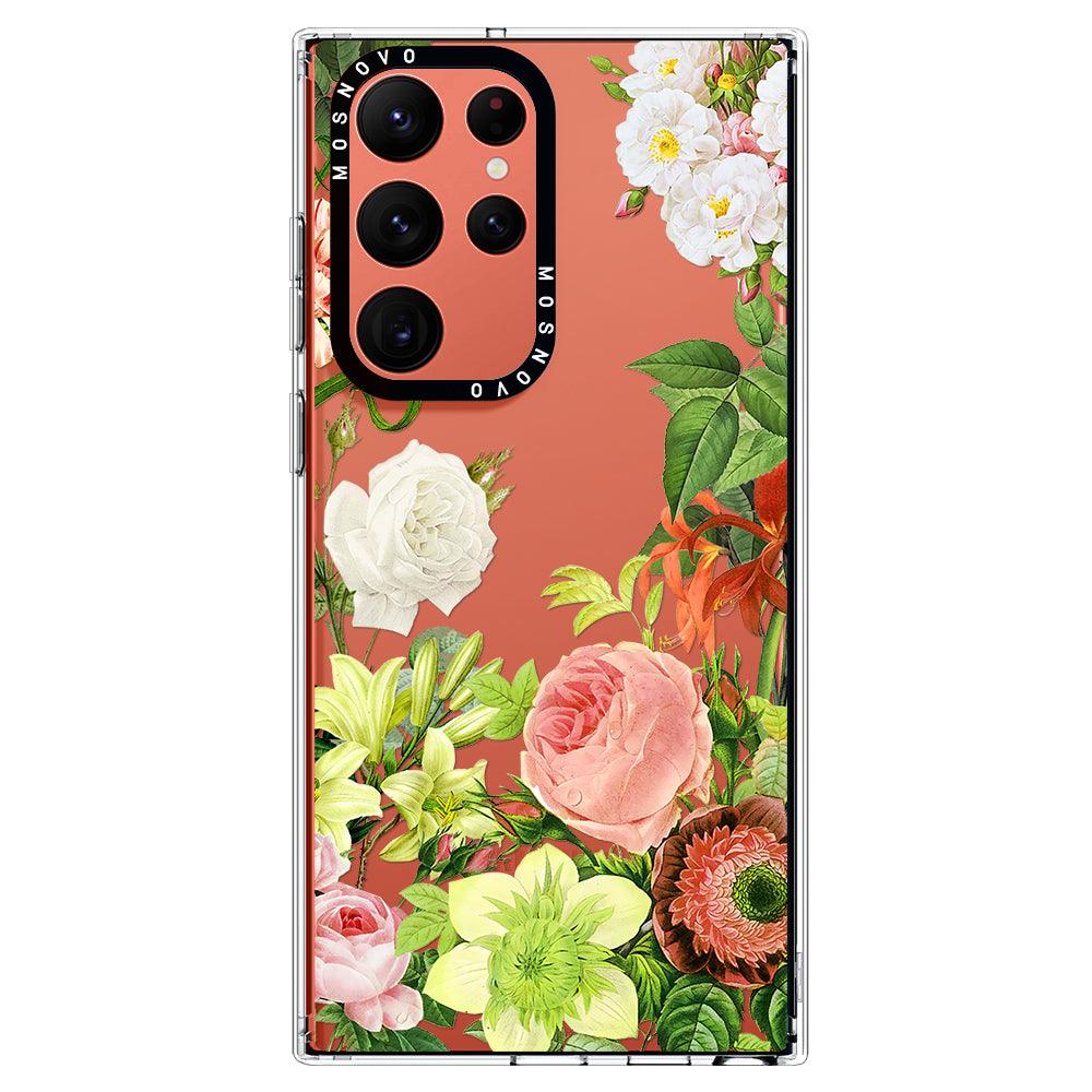 Botanical Garden Phone Case - Samsung Galaxy S22 Ultra Case - MOSNOVO