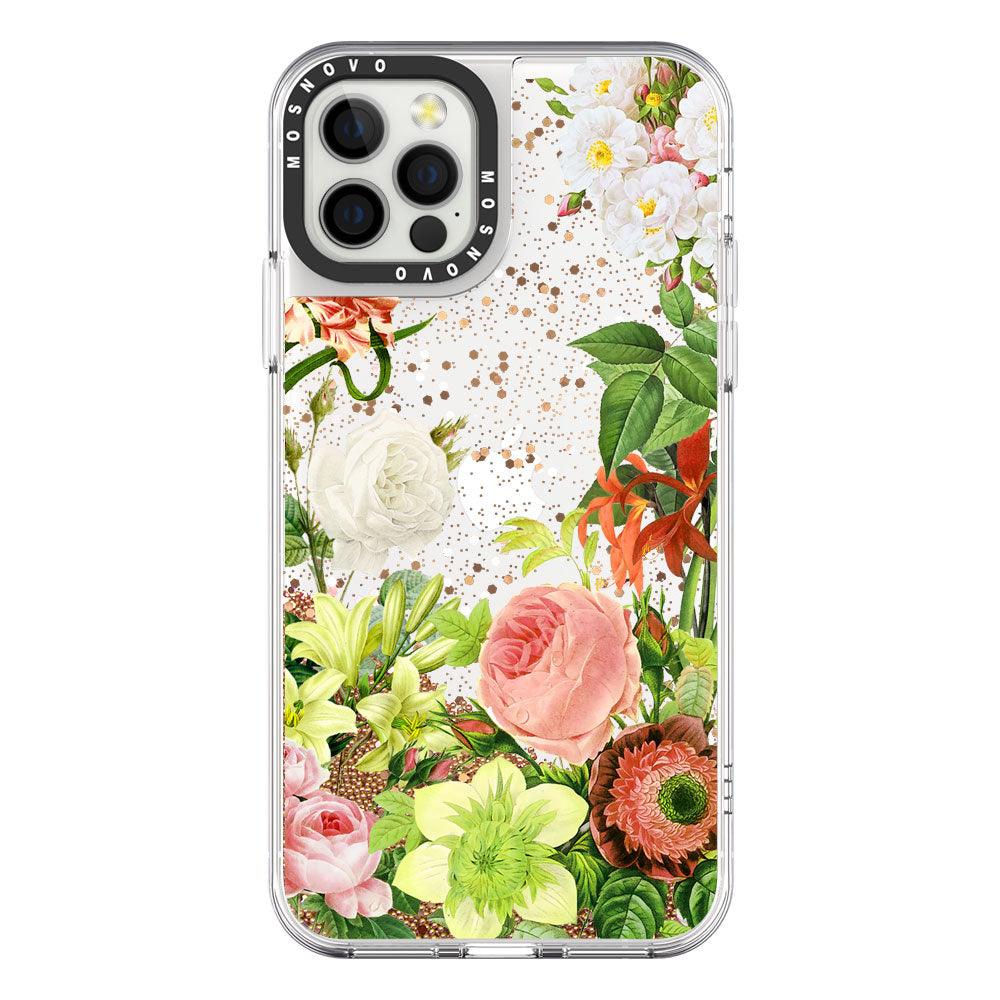 Botany Glitter Phone Case - iPhone 12 Pro Case - MOSNOVO