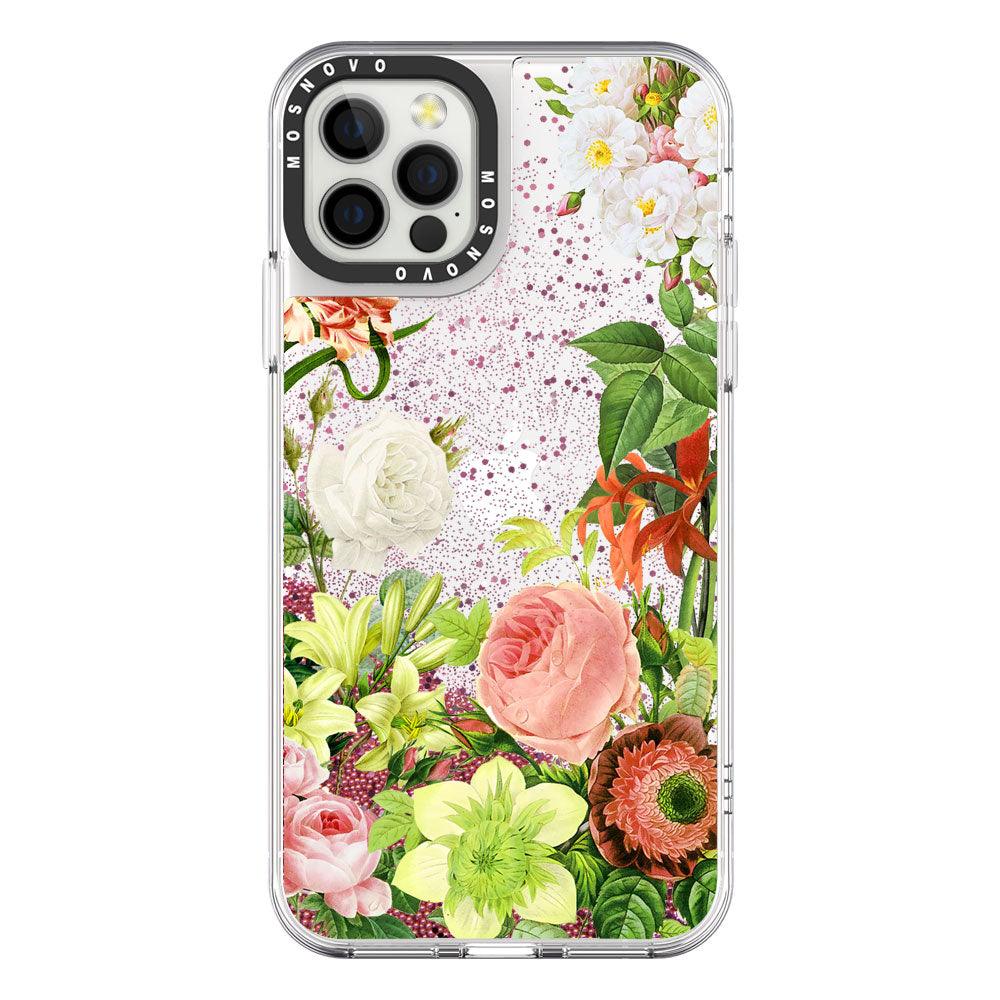 Botany Glitter Phone Case - iPhone 12 Pro Case - MOSNOVO