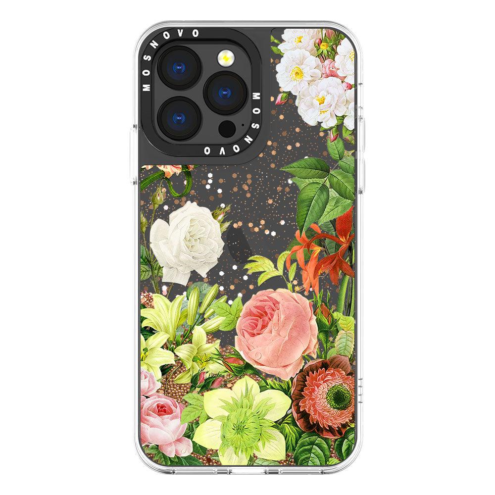 Botany Glitter Phone Case - iPhone 13 Pro Case - MOSNOVO