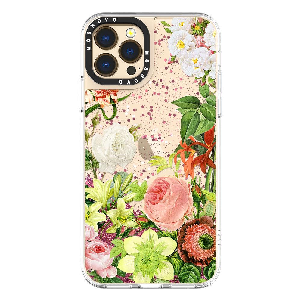 Botany Glitter Phone Case - iPhone 13 Pro Max Case - MOSNOVO