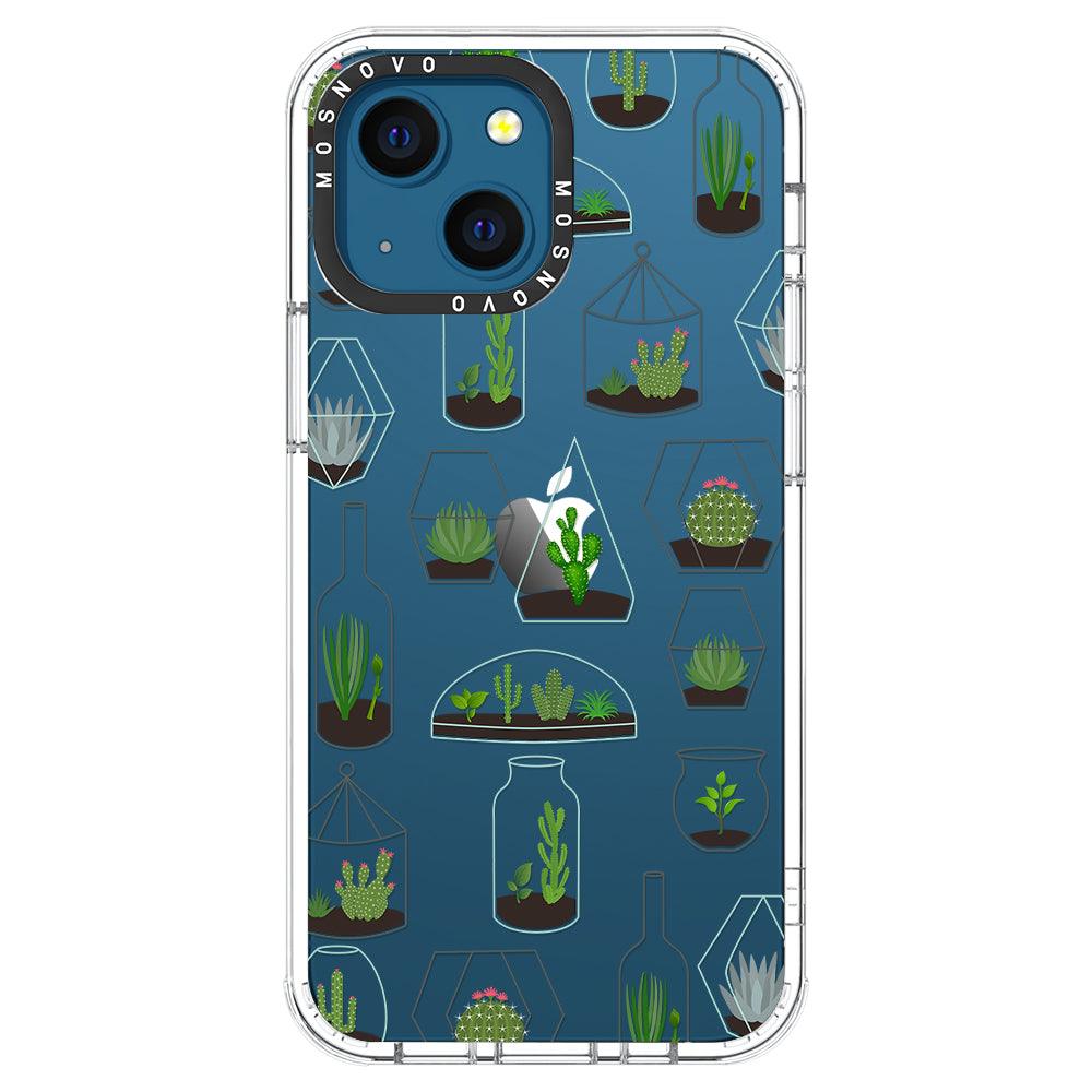 Cactus Plant Phone Case - iPhone 13 Mini Case - MOSNOVO