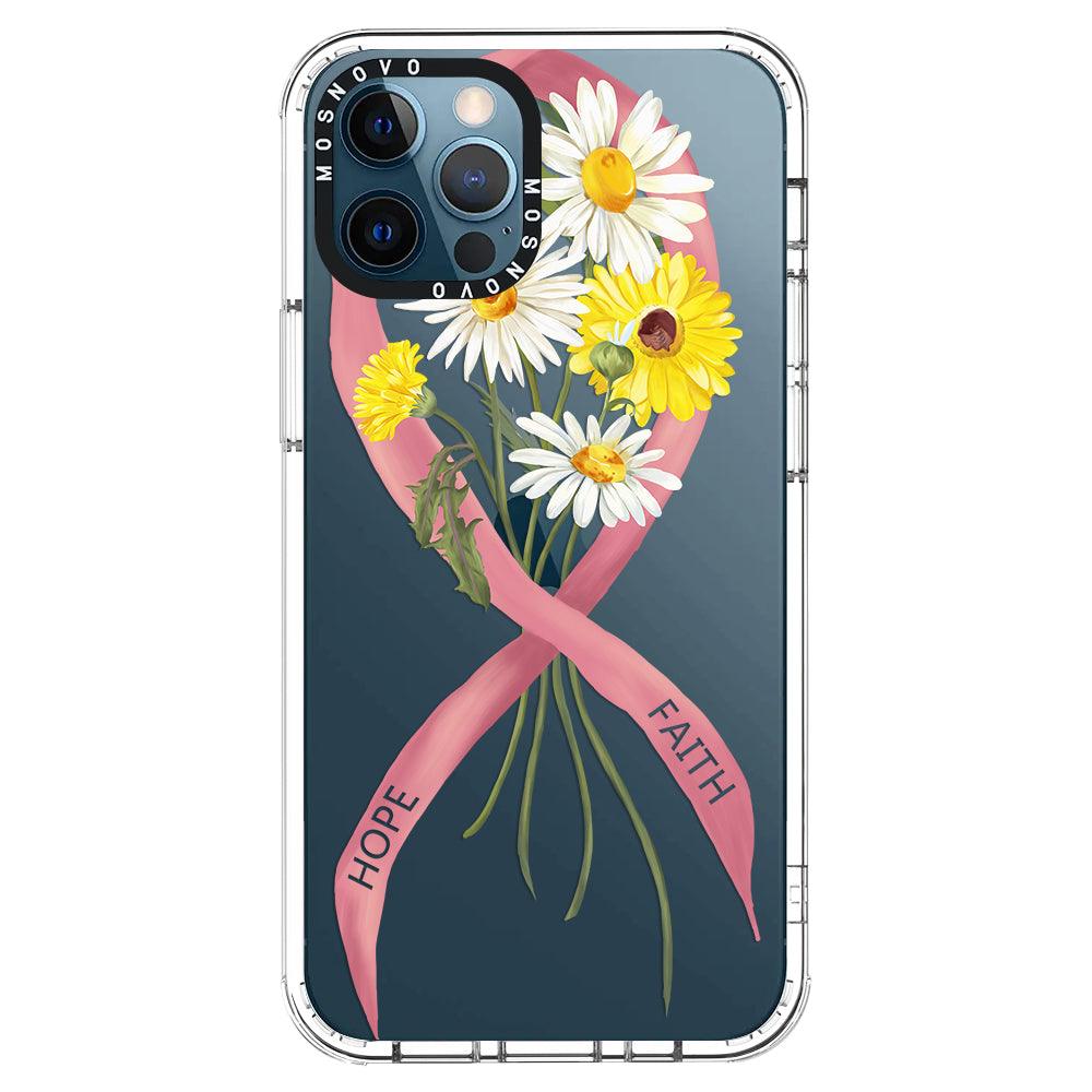 Breast Awareness Phone Case - iPhone 12 Pro Case - MOSNOVO