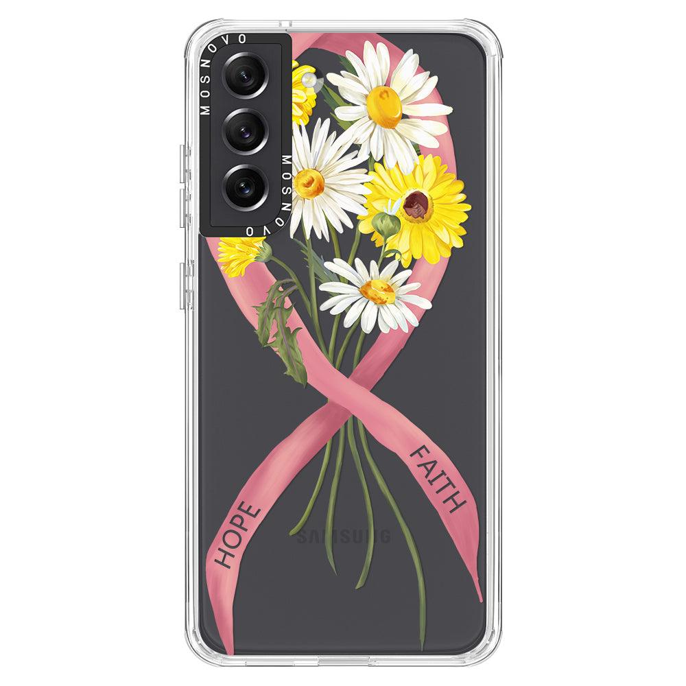 Breast Awareness Phone Case - Samsung Galaxy S21 FE Case - MOSNOVO