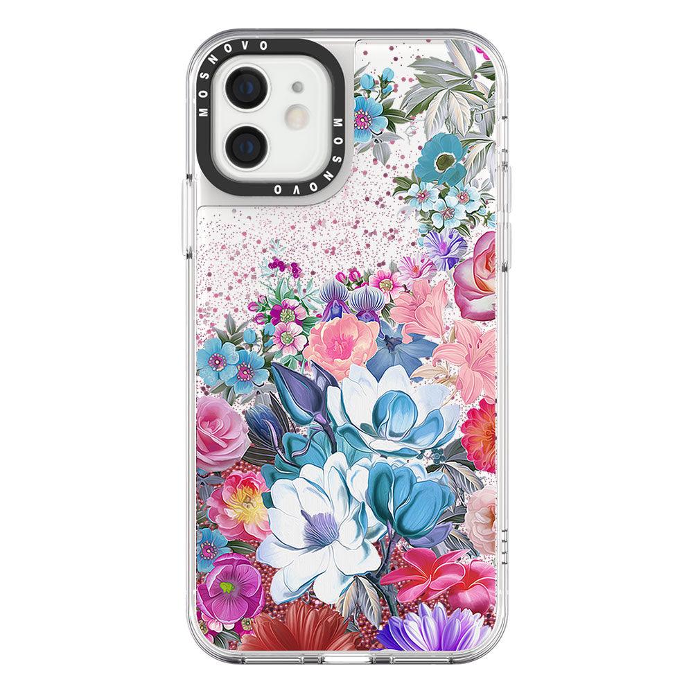Brilliant Garden Glitter Phone Case - iPhone 12 Case - MOSNOVO