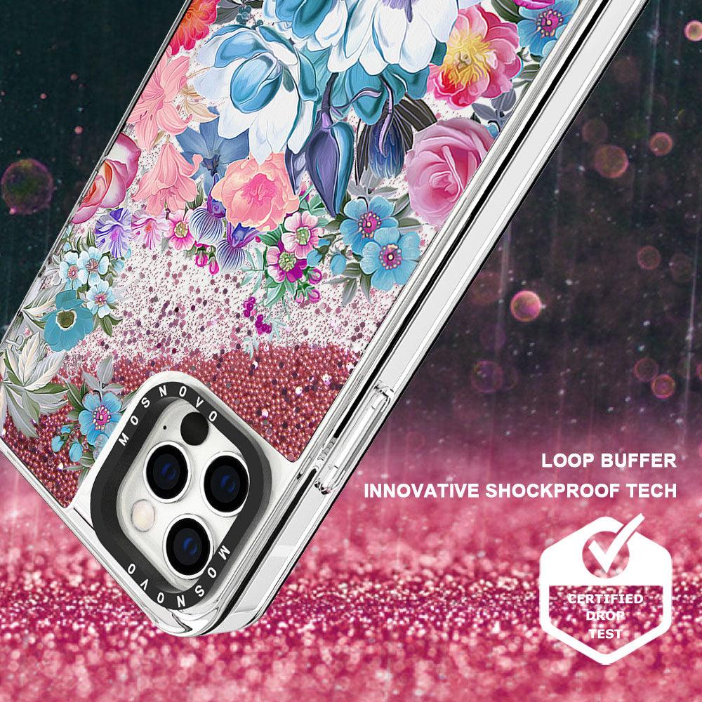 Brilliant Garden Glitter Phone Case - iPhone 12 Pro Max Case - MOSNOVO