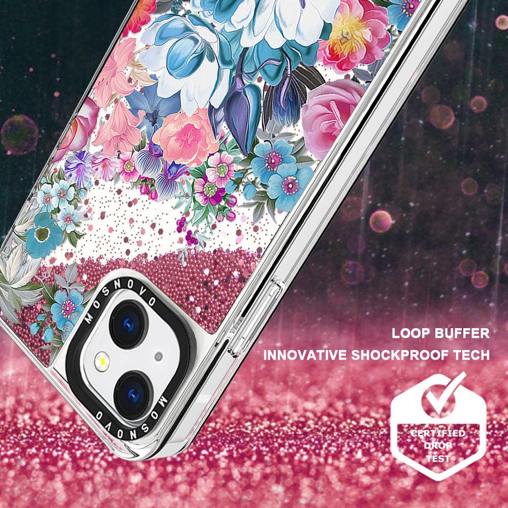 Brilliant Garden Glitter Phone Case - iPhone 13 Case - MOSNOVO