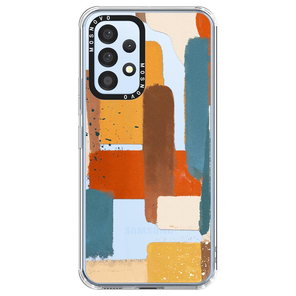Brush Art Phone Case - Samsung Galaxy A53 Case - MOSNOVO