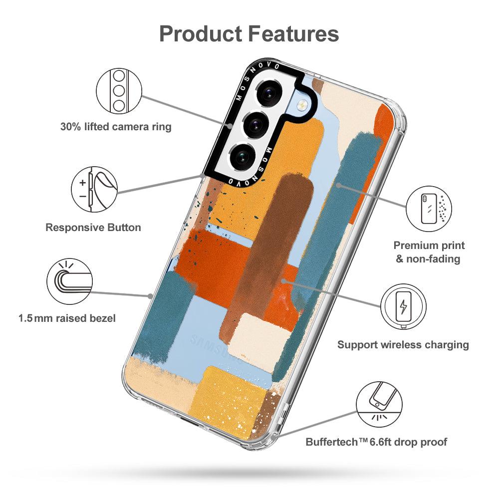 Brush Art Phone Case - Samsung Galaxy S22 Case - MOSNOVO