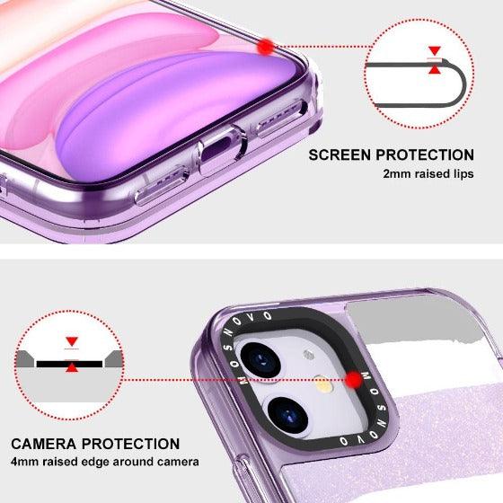 Brushing Glitter Phone Case - iPhone 11 Case - MOSNOVO