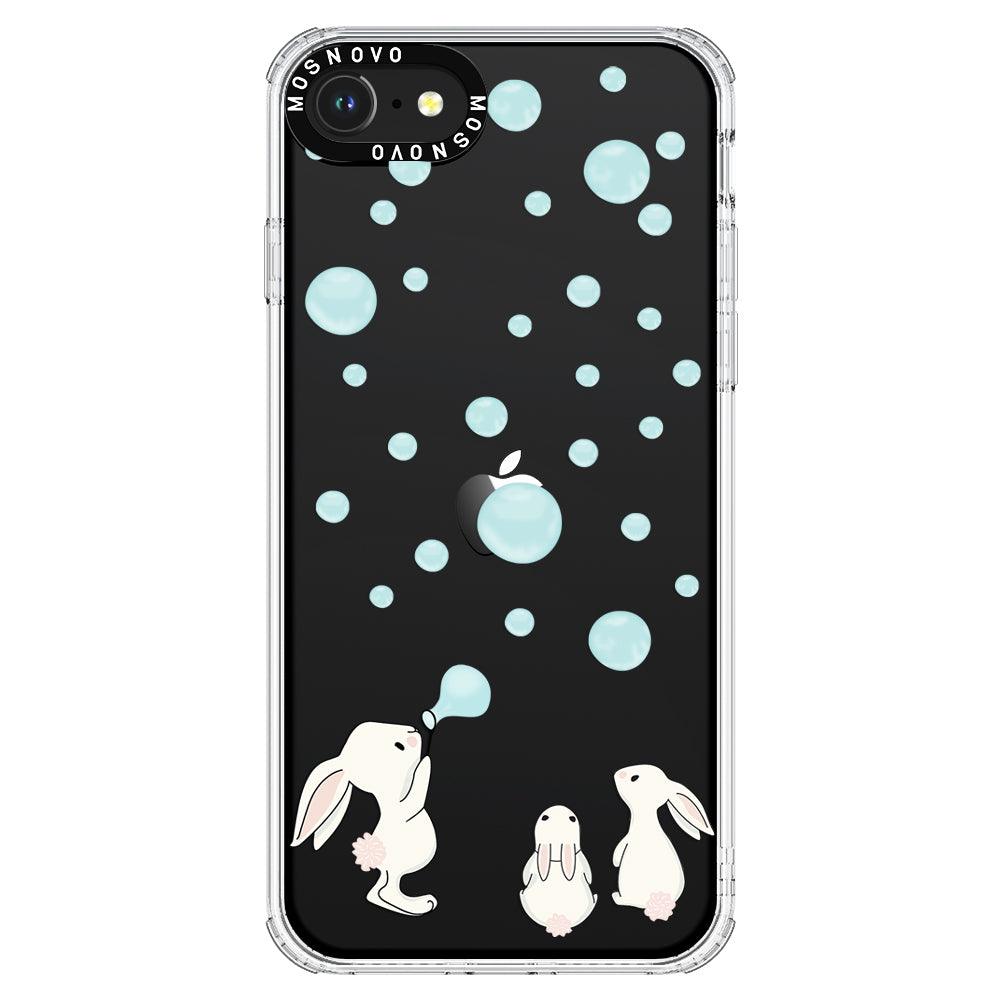 Bunny Blow Bubble Phone Case - iPhone SE 2020 Case - MOSNOVO
